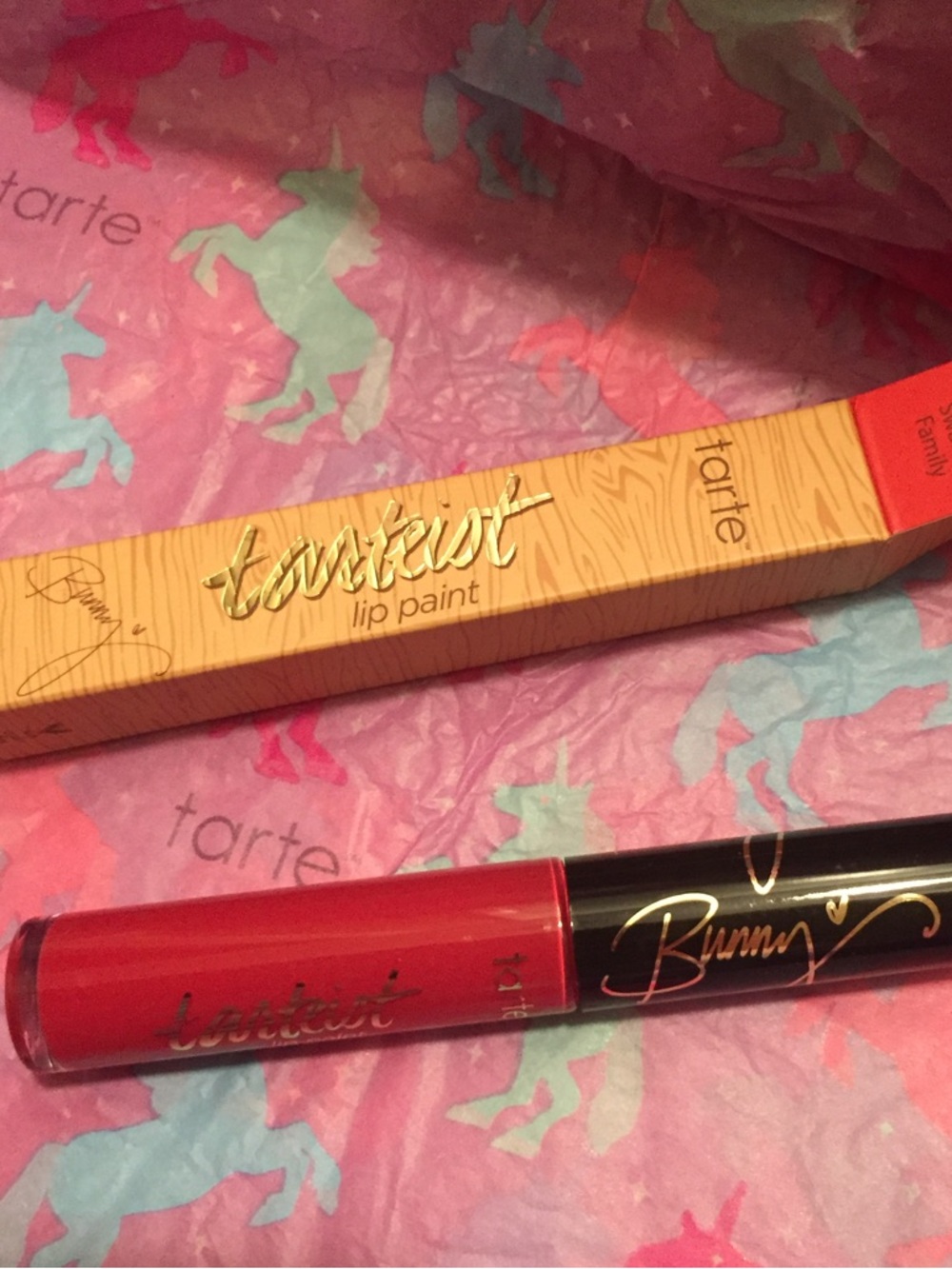 Tarte Tarteist Swamp Family lip paint bunny NIB